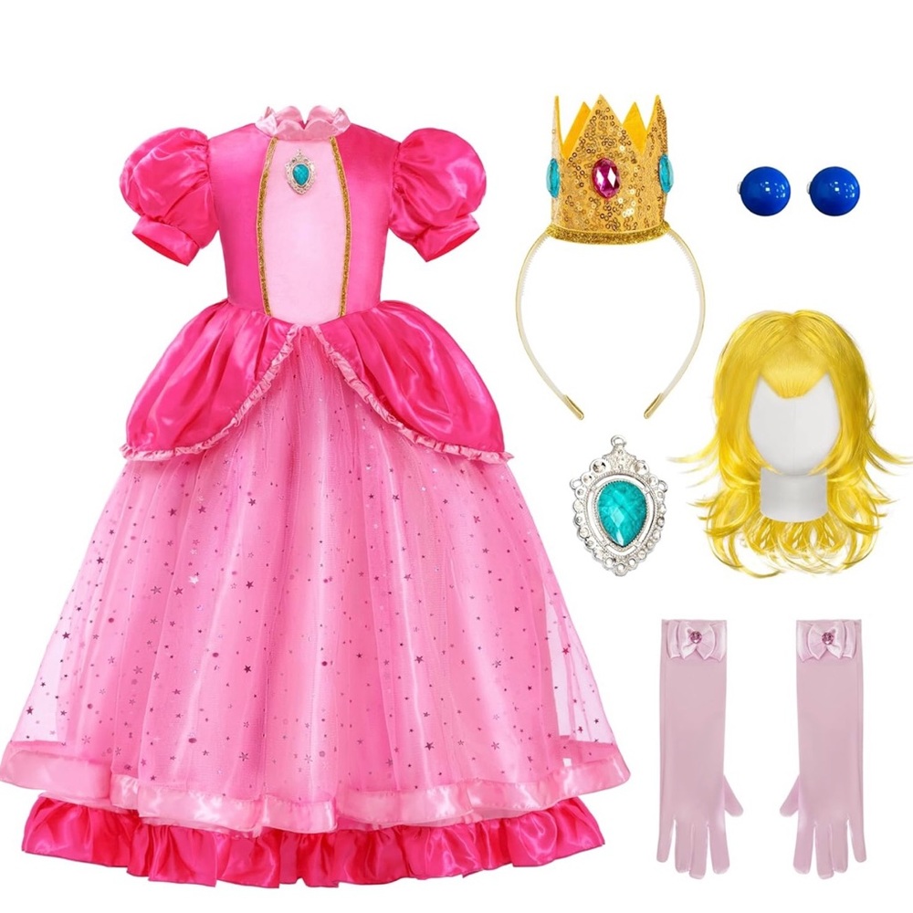 Spooktacular Creations Princess Peach Costume | 3T